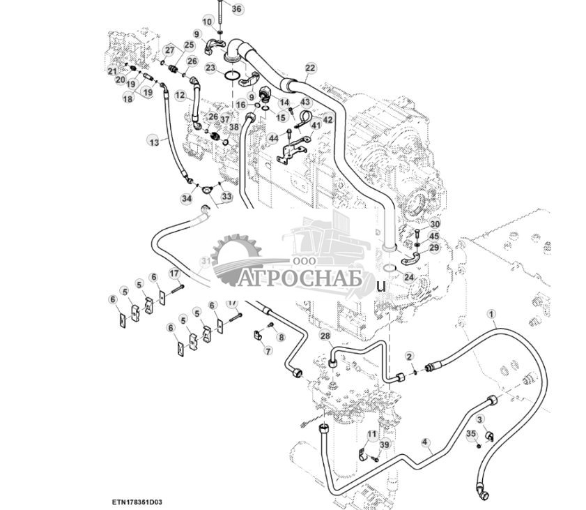 Гидравлические линии, высокий расход, с PTO, мост с двухступенчатым редуктором (33) (804101 - 805440) - ST903438 639.jpg
